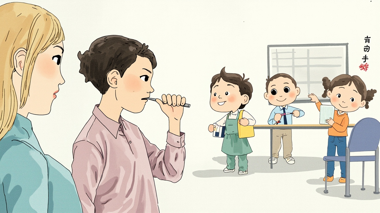 教师课堂管理场景